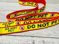 Do Not Pet with stop hand Alert Dog Lead 8