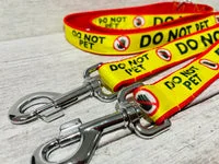 Do Not Pet with stop hand Alert Dog Lead 5