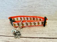 Gingerbread Man Christmas Xmas Cat Collar 4