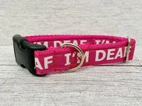 I'm Deaf - Deaf Alert Dog Collar 4