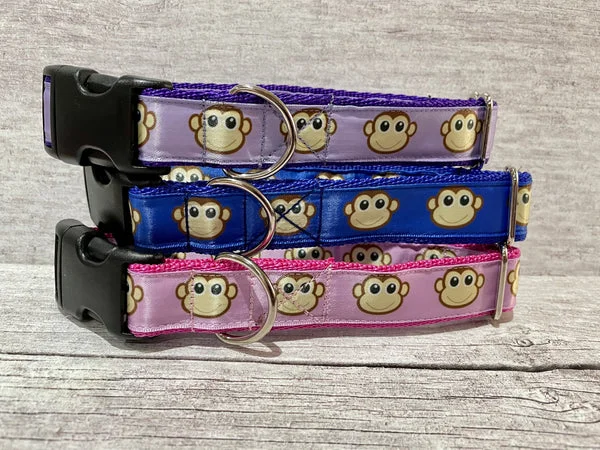 Monkey Animal Face Dog Collar