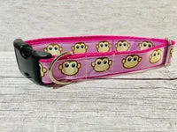 Monkey Animal Face Dog Collar 11