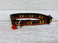 Santa Belt Father Christmas Xmas Cat Collar 3