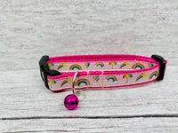 Rainbow Print Puppy/Small Dog Collar 3
