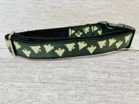 Ghosts Black Halloween Dog Collar 3