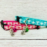 Mermaid Scales Print Puppy/Small Dog Collar 1